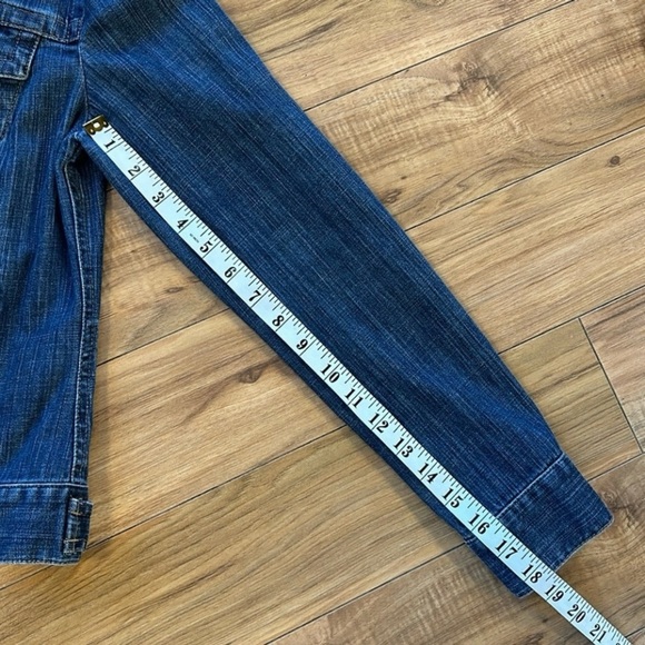 Tribal Denim Jeans Jacket Women’s Long Sleeve Stretch - Picture 14 of 15